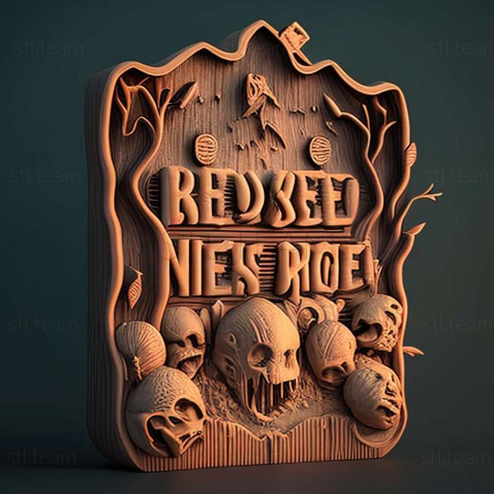 3D модель Соседи из ада Месть - это сладкая игра (STL)